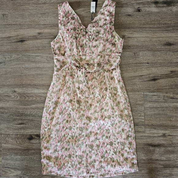 Talbots size 10 muted floral lined dress new!! - Picture 9 of 10